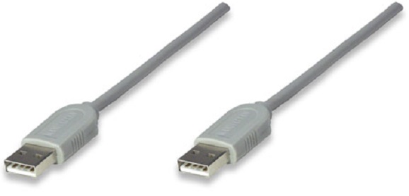 Cable USB MANHATTAN 317887 317887 Cable USB A A A Gris 1.8 M. Onecta Un Hub O Dispositivo USB A Un Hub USB O A Una Computadora Compatible USB - Código: 317887 | Compra en Guadalajara