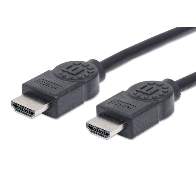 Cable Manhattan HDMI 5m 4K 60Hz 3D Blindado con Ethernet Negro  323239 - Código: 323239 | Compra en Guadalajara