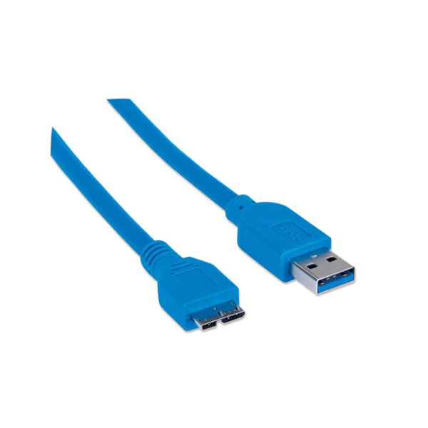 CABLE USB V3.0 A-MICRO B2.0M AZUL  325424 - Código: 325424 | Compra en Guadalajara