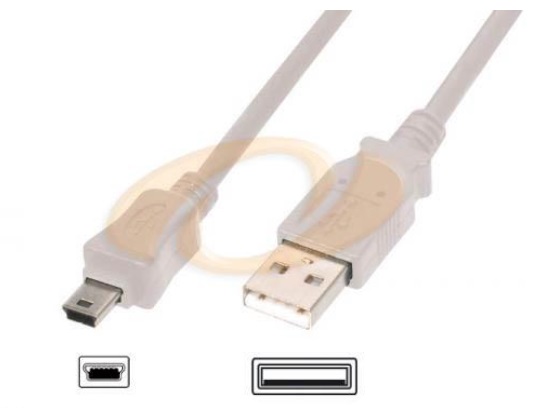 Cable USB MANHATTAN 333412 333412 Cable USB 2.0 A Macho A Mini-B Macho 480 Mbps 1.8 M Plateado Translúcido - Código: 333412 | Compra en Guadalajara