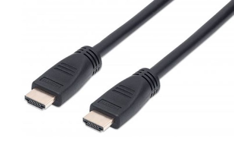 Cable Manhattan HDMI 8m 4K 60Hz 3D para pared protege contra potenciales riesgos de incendio Negro  353960 - Código: 353960 | Compra en Guadalajara