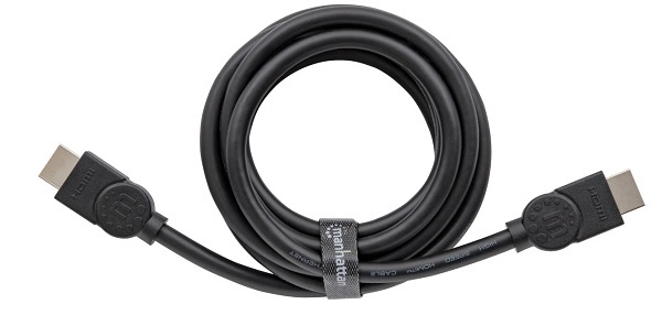 Cable HDMI De Ultra Alta Velocidad MANHATTAN 354080 354080 Cable HDMI De Ultra Alta Velocidad HEC HDR Dinámico VRR QMS QFT ALLM eARC 3D 8K 60Hz Blindado 2 M Color Negro - Código: 354080 | Compra en Guadalajara