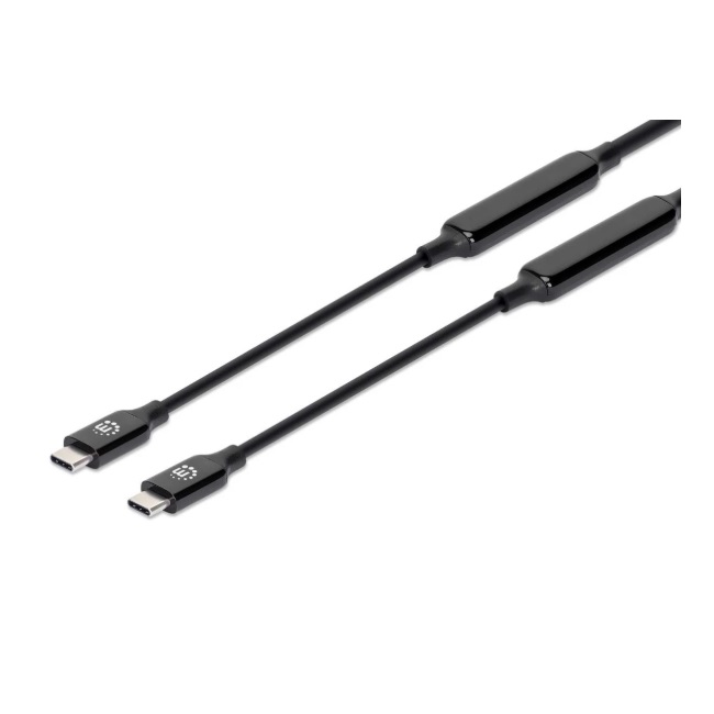 Cable Manhattan dispositivo activo USB C 3.2 Gen 2 5m Negro  355971 - Código: 355971 | Compra en Guadalajara