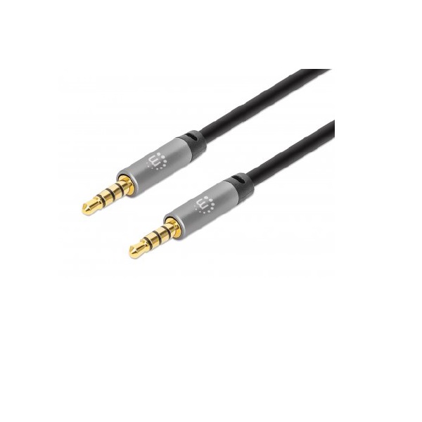 CABLE MANHATTAN DE AUDIO 3.5MM 1 MACHO A 1 MACHO 2M  355995 - Código: 355995 | Compra en Guadalajara