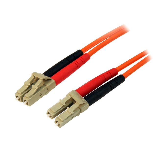 Cable Startech 50FIBLCLC2 2 m red multimodo duplex fibra optica LC-LC 50/125 patch duplex 10Gbit/s cable de conexión LSZH - 50/125 naranja  50FIBLCLC2 - Código: 50FIBLCLC2 | Compra en Guadalajara