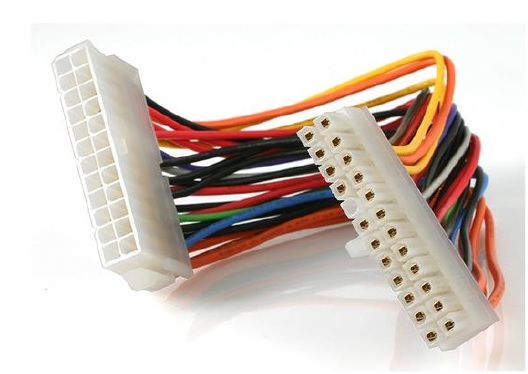 CABLE EXTENSION 20CM 24 PIN  ALIMENTACION DE FUENTE PODER ATX - Código: ATX24POWEXT | Compra en Guadalajara