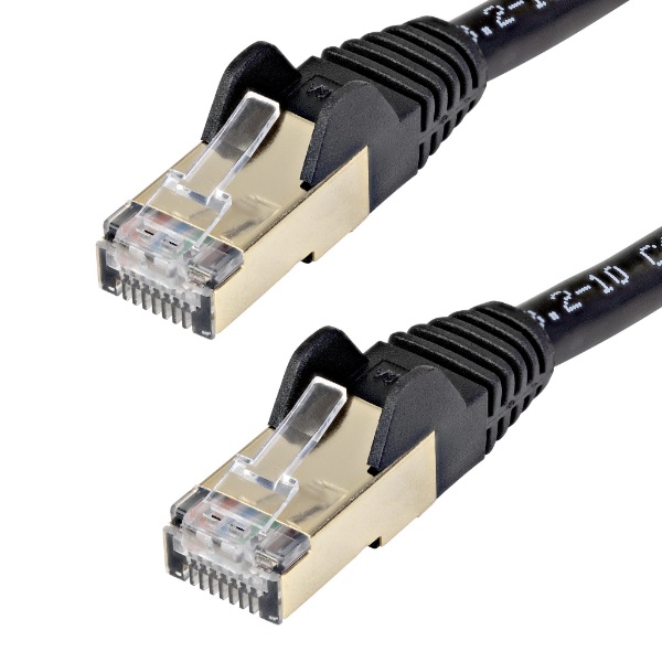 CABLE DE RED ETHERNET CAT6A  BLINDADO STP DE 3M NEGRO  - Código: C6ASPAT10BK | Compra en Guadalajara