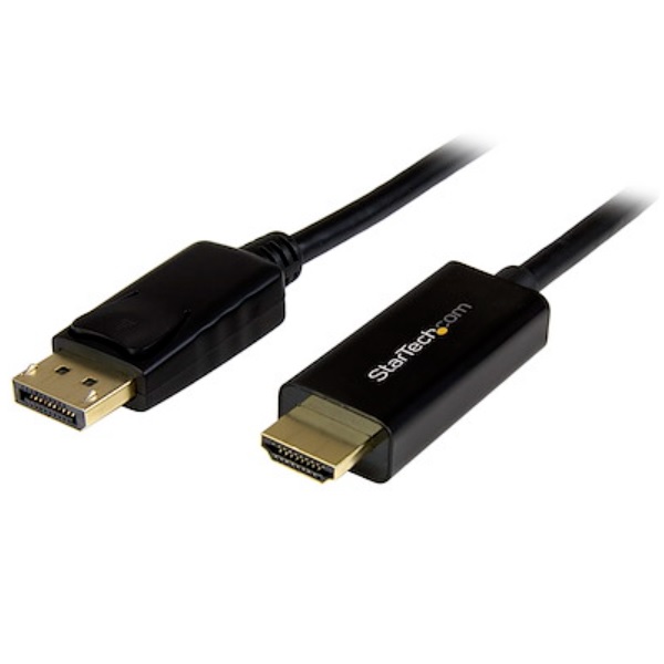 Cable StarTech de 5M Adaptador DisplayPort a HDMI - 4K 30Hz - Cable Adaptador Pasivo DisplayPort a HDMI - Cable Convertidor DP  DP2HDMM5MB - Código: DP2HDMM5MB | Compra en Guadalajara