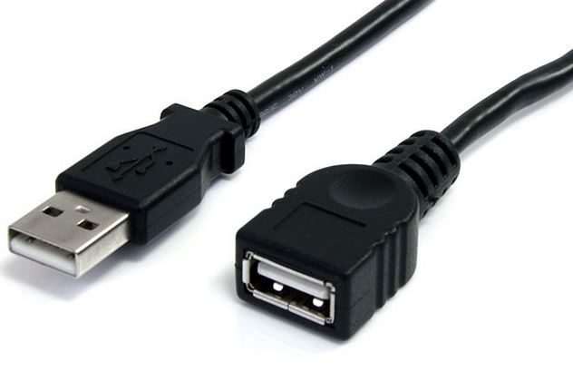 Cable De 09M De Extensin Usb 20 De Alta Velocidad Hi Speed  Macho A Hembra Usb A  Extensor  Negro  Startechcom Mod Usbextaa3Bk USBEXTAA3BK - USBEXTAA3BK