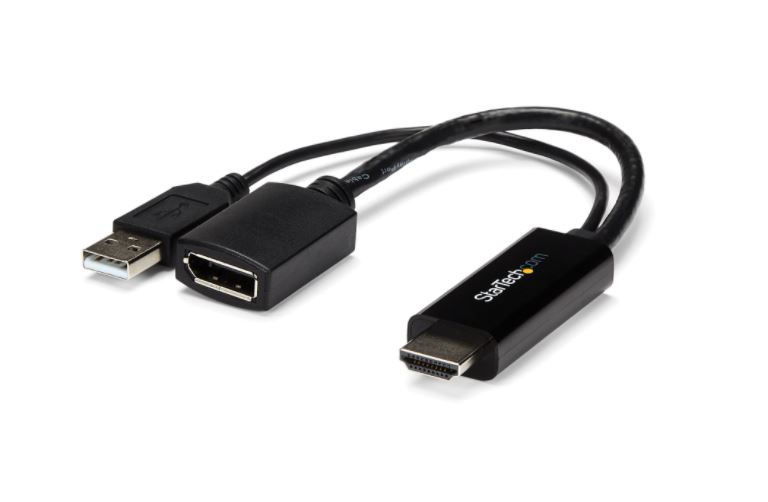 CABLE STARTECH CONVERTIDOR HDMI A DISPLAYPORT 4K STARTECH HD2DP  HD2DP - Código: HD2DP | Compra en Guadalajara