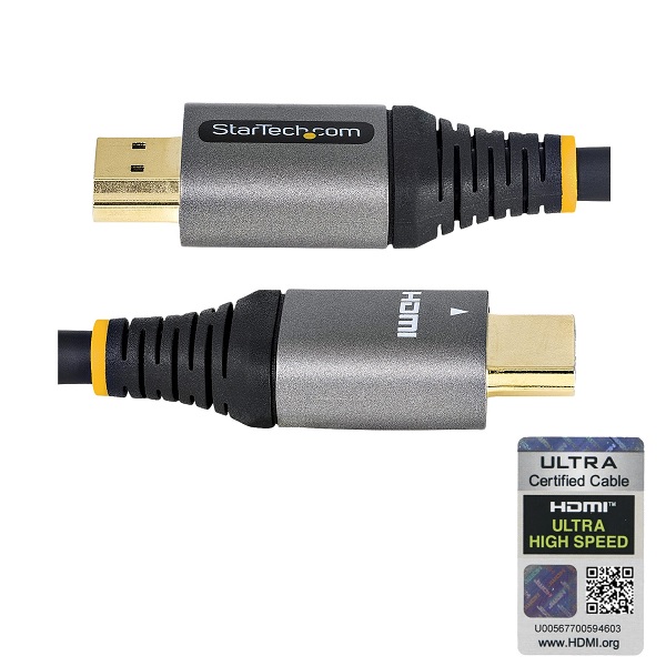 Cable StarTech HDMM21V50CM de 50 cm HDMI 2.1 Certificado Ultra Alta Velocidad 48Gbps 8K-60Hz 4K-120Hz HDR10 eARC cubrimiento TPE  HDMM21V50CM - Código: HDMM21V50CM | Compra en Guadalajara