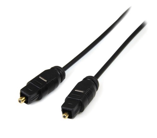 Cable De 3M Toslink Audio Digital Optico Spdif Delgado  Negro  Startechcom Mod Thintos10 THINTOS10 - THINTOS10