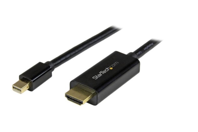 CABLE CONVERTIDOR ULTRAHD 4K  MINI DISPLAYPORT A HDMI 2M NEGRO - Código: MDP2HDMM2MB | Compra en Guadalajara