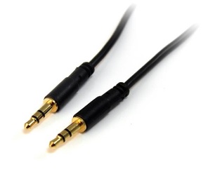 CABLE STARTECH DE 4.5M DELGADO DE AUDIO ESTÉREO MINI JACK DE 3.5MM MACHO A MACHO  MU15MMS - Código: MU15MMS | Compra en Guadalajara