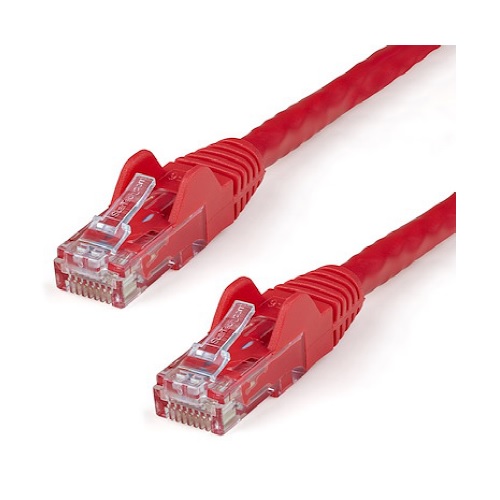 Cable De 15M De Red Gigabit Ethernet Utp Patch Cat6 Cat 6 Rj45 Snagless Sin Enganches  Rojo  Startechcom Mod N6Patc15Mrd N6PATC15MRD - N6PATC15MRD