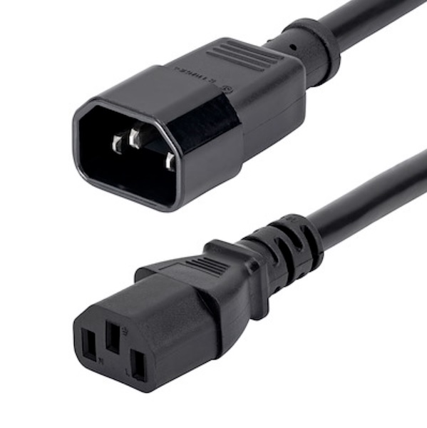 Cable StarTech de 90CM Extensor de Extensión Estándar Corriente Para PC Computadora PC C14 a C13  PXT100143 - Código: PXT100143 | Compra en Guadalajara