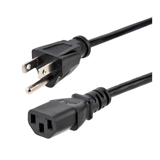 CABLE 91CM CORRIENTE PARA PC  COMPUTADORA C13 A NEMA5-15P TIERRA - Código: PXT101143 | Compra en Guadalajara