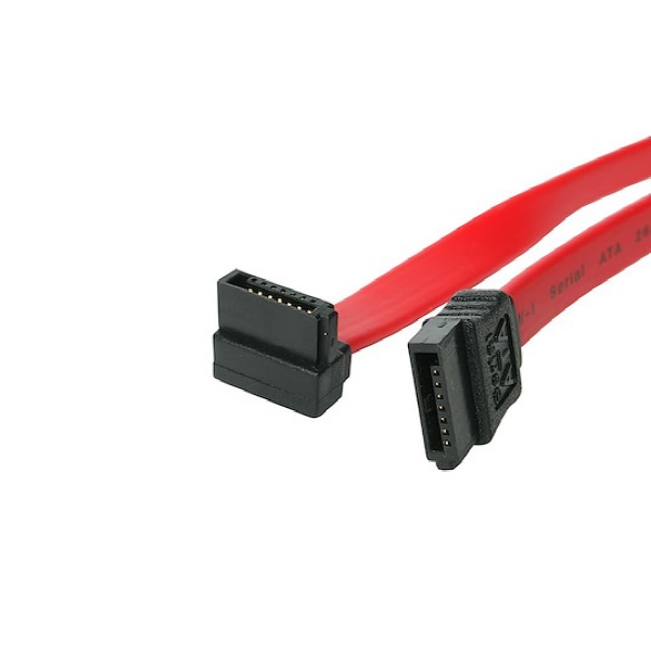 Cable StarTech SATA 0.45M Acodado en Ángulo Recto Rojo 18 Cable Serial ATA  SATA18RA1 - Código: SATA18RA1 | Compra en Guadalajara