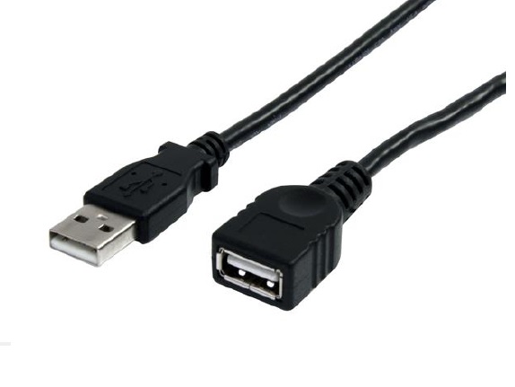 CABLE STARTECH EXTENSION DE 3M NEGRO DE USB 2.0 - MACHO A HEMBRA USB A - EXTENSOR  USBEXTAA10BK - Código: USBEXTAA10BK | Compra en Guadalajara