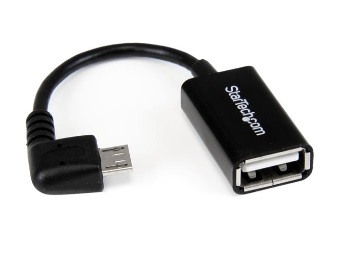 Cable Adaptador Micro Usb A Usb Otg Acodado A La Derecha De 12Cm  Macho A Hembra  Startechcom Mod Uusbotgra UUSBOTGRA - UUSBOTGRA