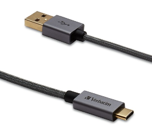 CABLE VERBATIM VB99675 USB-C A USB-A NEGRO 12M TRENZADO  VB99675 - Código: VB99675 | Compra en Guadalajara