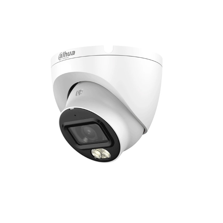 Camara Dahua DH-HAC-HDW1209TLQN-A-LED-0280B-S3 domo full color 2 mp 1080p lente 2.8 mm IR 30 m plastico exterior 103 gds apert Microfono integrado - Código: HAC-HDW1209TLQN-A-LED-S3 | Compra en Guadalajara