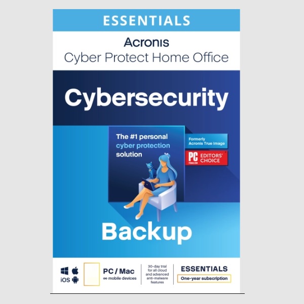 ESD ACRONIS CYBER PROTECT HOME OFFICE ESSENTIALS 5 EQUIPOS 1 AÑO UPC