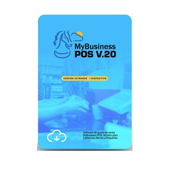 ESD MyBusiness POS V20 Estandar Software Punto de Venta 1 dispositivo Permanente - Geovision