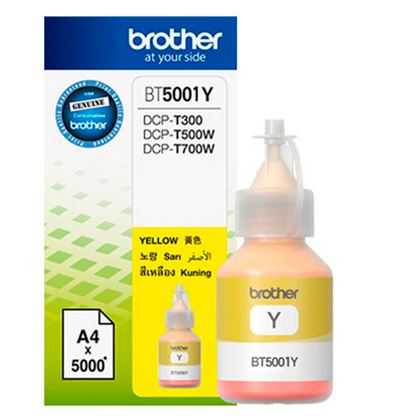 Botella Tinta Brother Bt5001 Amarillo BT5001Y - BT5001Y