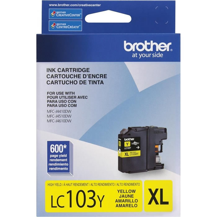 CARTUCHO TINTA BROTHER LC103 AMARILLO LC103Y - Código: LC103Y | Compra en Guadalajara