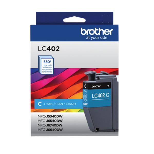 Cartucho Brother De Tinta Cian Lc402Cs   LC402C - LC402C