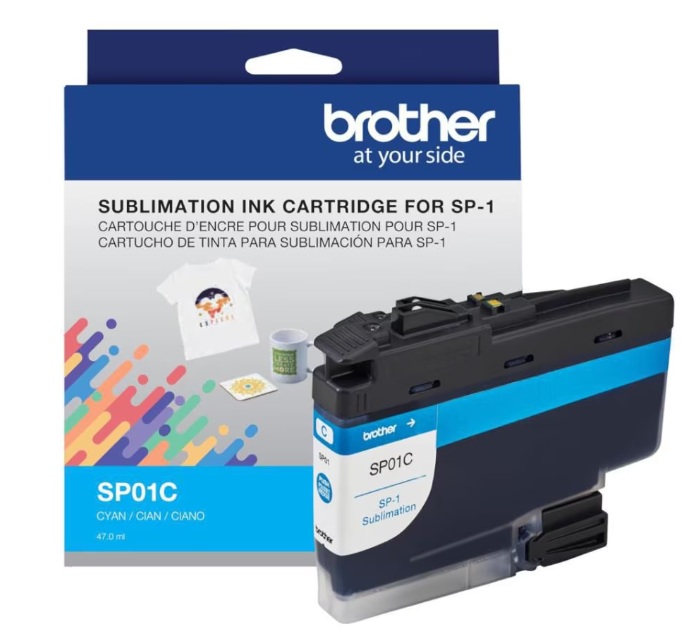 Tinta Brother SP01C cian para impresora de sublimacion SP1 SP1MX 47 ml - Kyocera