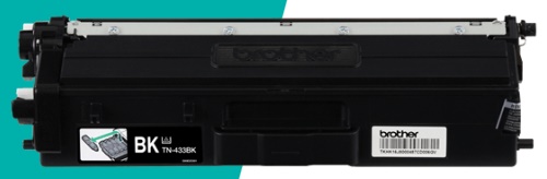 Toner Brother Negro Tn433Bk Para Rendimiento De 4500 Paginas Al 5 Por Ciento De Cobertura TN433BK - TN433BK