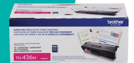 TONER BROTHER MAGENTA TN436M 6500 PGS P/310CDW/MFCL8900CDE/MFCL9570CD TN436M - Código: TN436M | Compra en Guadalajara
