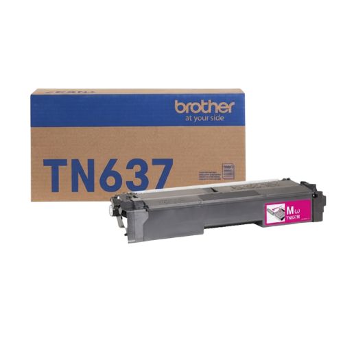 Toner Brother TN637M magenta para HLL8570CDW / MFCL8730CDW / MFCL8970CDW 10 000 paginas