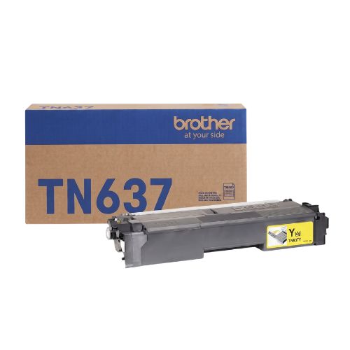 Toner Brother TN637Y amarillo para HLL8570CDW / MFCL8730CDW / MFCL8970CDW 10 000 paginas
