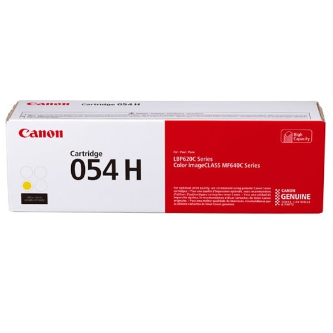 Tóner Canon Cartridge 054H 2300 Páginas Color Amarillo 3025C001AA - Código: 3025C001AA | Compra en Guadalajara