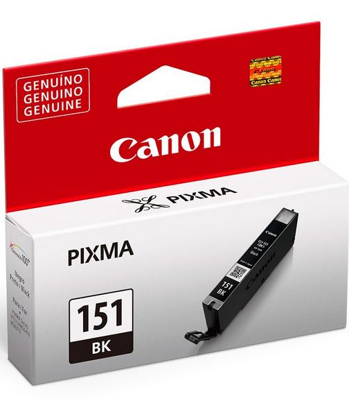 TINTA CANON CLI-151BK 6528B001AA NEGRO IP7210/ MG5410/ G5510/ G6410/ G7110/MG6310 1 725 PAG  6528B001AA - Código: 6528B001AA | Compra en Guadalajara