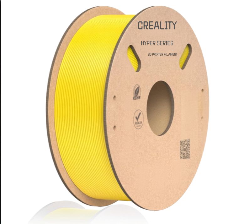 Bobina de filamento 3D Creality CN-4923 Hyper PLA-CF 1.75mm 1kg amarillo