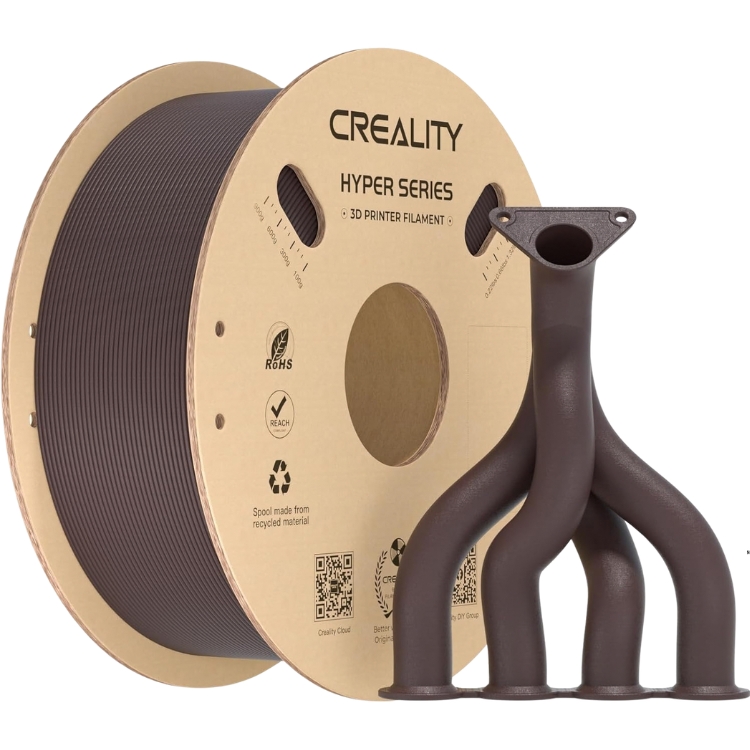 Bobina de filamento 3D Creality CN-4924 Hyper PLA-CF 1.75mm 1kg ocre - Código: 3301060019 | Compra en Guadalajara