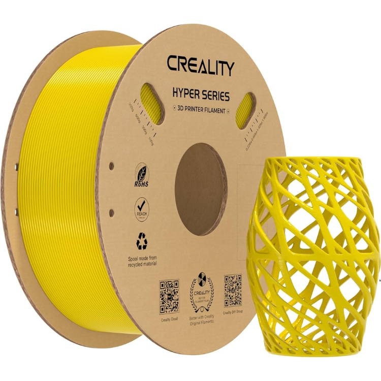 FILAMENTO DE IMPRESION 3D CREALITY CR-PETG YELLOW - 1.75 MM - 1 KG - Código: 3301030033 | Compra en Guadalajara