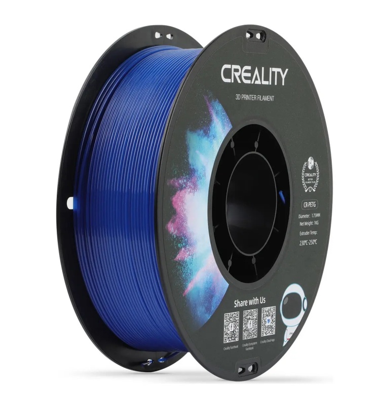 FILAMENTO DE IMPRESION 3D CREALITY CR-PETG BLUE - 1.75 MM - 1 KG - Código: 3301030032 | Compra en Guadalajara