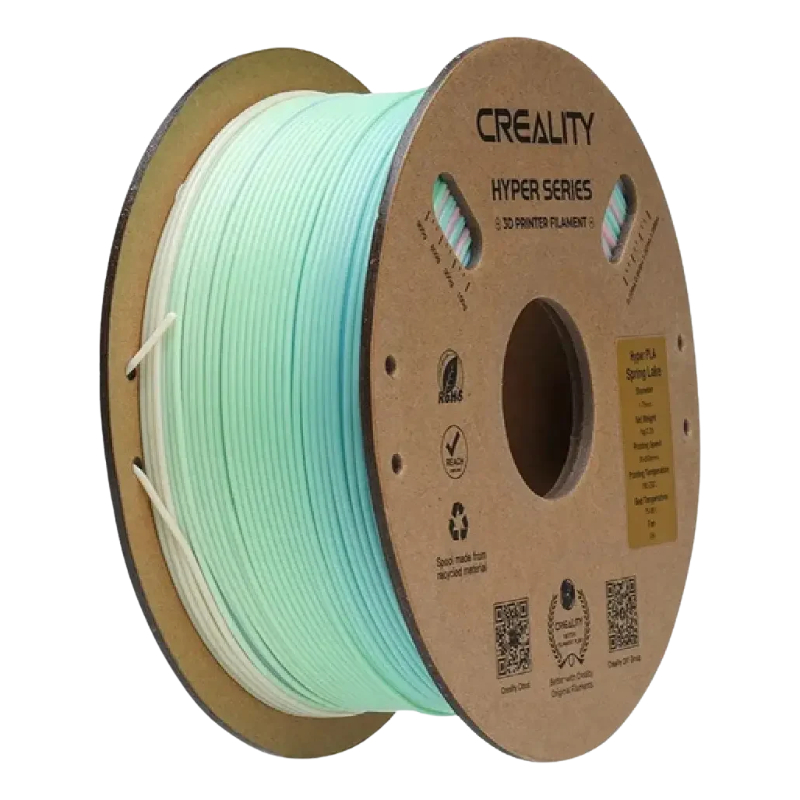 FILAMENTO CREALITY HYPER RAINBOW 1.75MM 1KG SPRING LAKE - Código: 3301010424 | Compra en Guadalajara