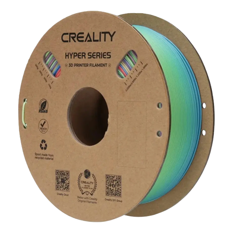 FILAMENTO CREALITY HYPER RAINBOW 1.75MM 1KG WILD BLOSSOM-SHORT - Código: 3301010425 | Compra en Guadalajara