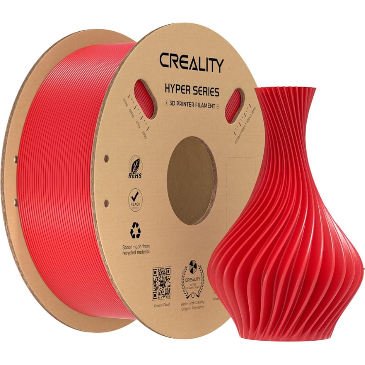 FILAMENTO DE IMPRESION HYPER PLA RFID 1.75MM 1KG RED - Código: 3301010402 | Compra en Guadalajara