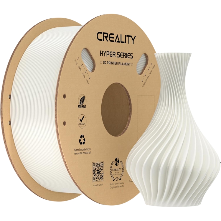 FILAMENTO DE IMPRESION HYPER PLA RFID 1.75MM 1KG WHITE - Código: 3301010405 | Compra en Guadalajara