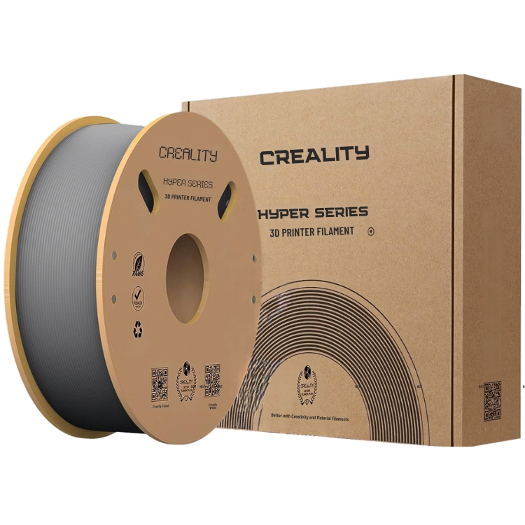 FILAMENTO DE IMPRESION HYPER PLA RFID 1.75MM 1KG GREY - Código: 3301010466 | Compra en Guadalajara