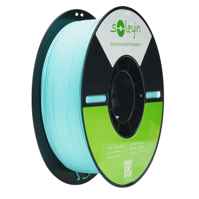 Bobina de filamento 3D Creality CN-5296 Soleyin Ultra PLA 1.75mm 1kg azul oceano carrete neutro empaque ecologico - Código: 3301010607 | Compra en Guadalajara