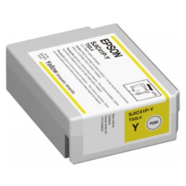 Tinta Epson SJIC41P-Y para ColorWorks C4000 Color Amarillo C13T52L420 - Código: C13T52L420 | Compra en Guadalajara