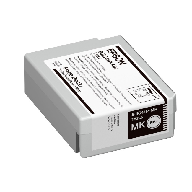 Tinta Epson SJIC41P-MK para ColorWorks C4000 Color Negro Mate C13T52L520 - Código: C13T52L520 | Compra en Guadalajara